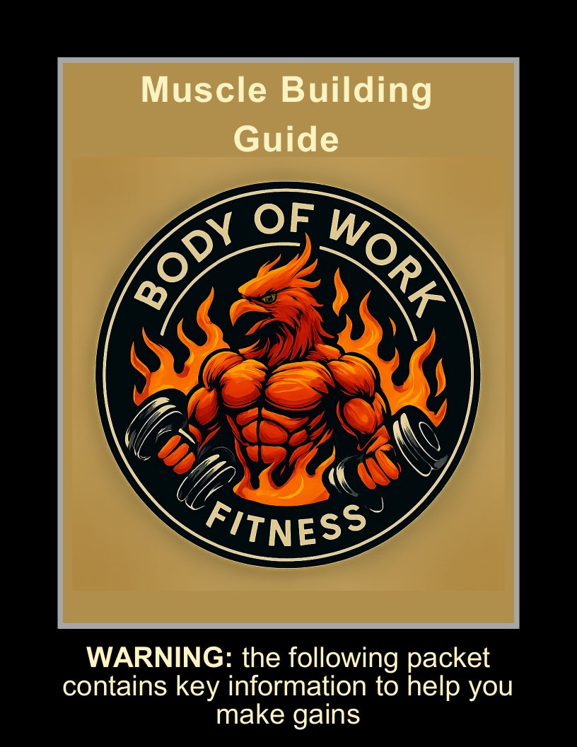 Body of Works Fitness Muscle Building Guide cover