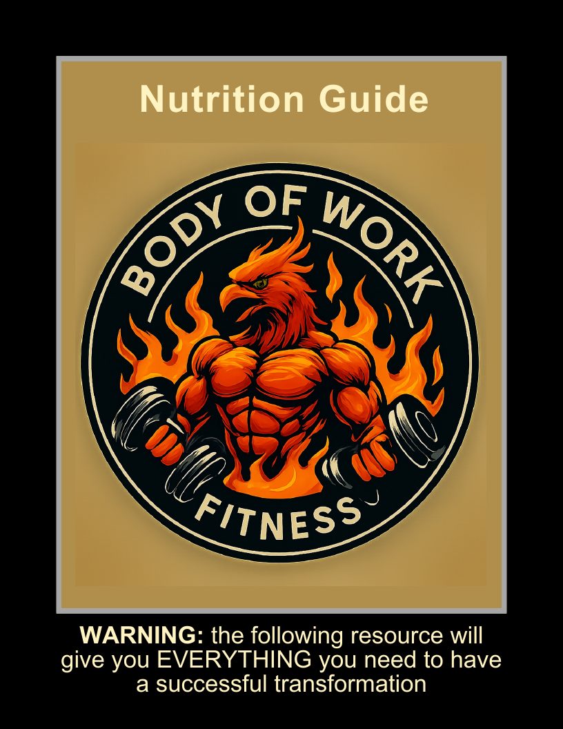 Body of Works Fitness Nutrition Guide cover